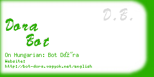 dora bot business card